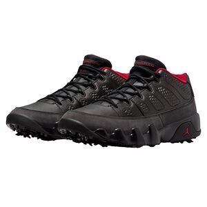 Air Jordan 9 Low Golf ‘Charcoal’ Black True Red FJ5934-002 (Brand New) Size 9